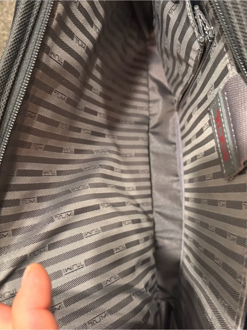 Tumi Alpha Briefcase-Shoulder-Backpack Ballistic Nylon Hideaway Backpack Straps